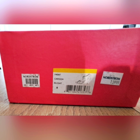 Vintage Betsy Johnson Black Tie Sandals - Picture 7 of 8